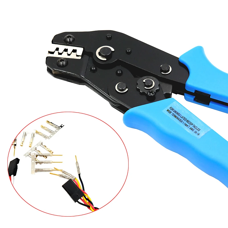 Pin Crimper Tool for Dupont 2.54mm 3.0~4.8mm Connector Servo Connector Crimp Tool JR FUTABA SERVO EXTENSON CONNECTOR TOOL