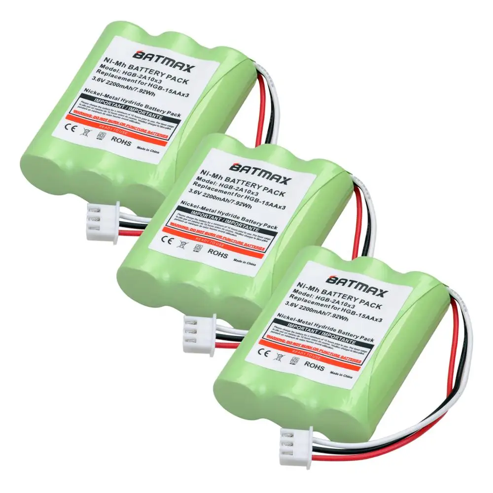 2 sztuk 2200mAh HGB-2A10x3 HGB2A10x3 bateria do HUAWEI 5623 biurko stałe telefon bezprzewodowy ETS3125i E5172 ETS5623 2222 + 515H E5172s-515