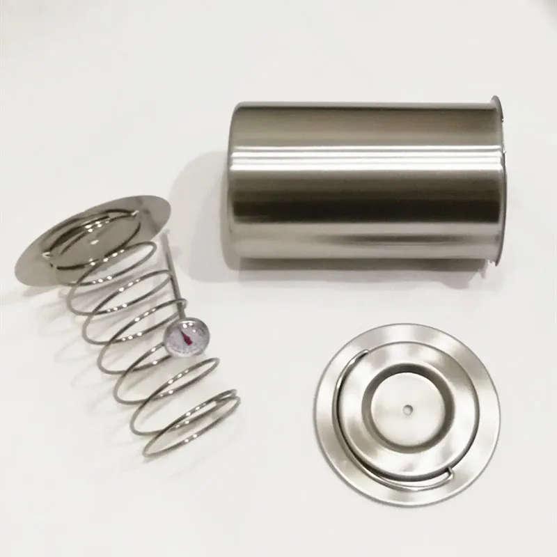 Stainless Steel Ham Maker Spring Press Meat Tools With Thermometer Kitchen Tools