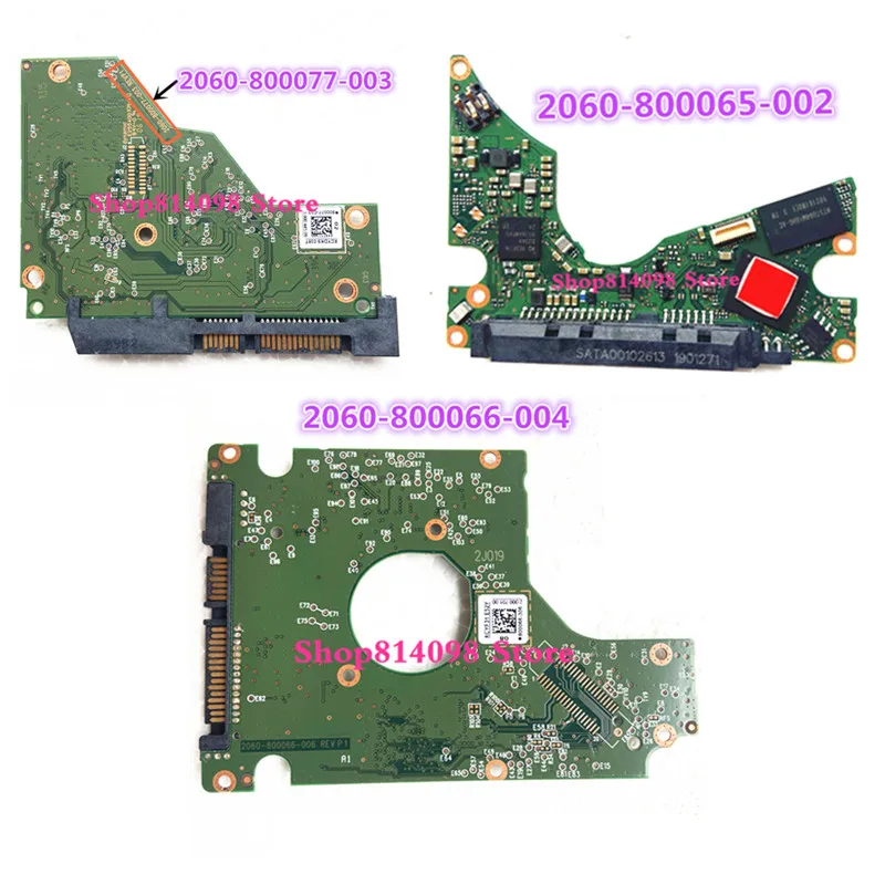 FOR WD hard drive PCB 800065+800066+800077 unlock PCB board Decrypt PCB supports PC3000