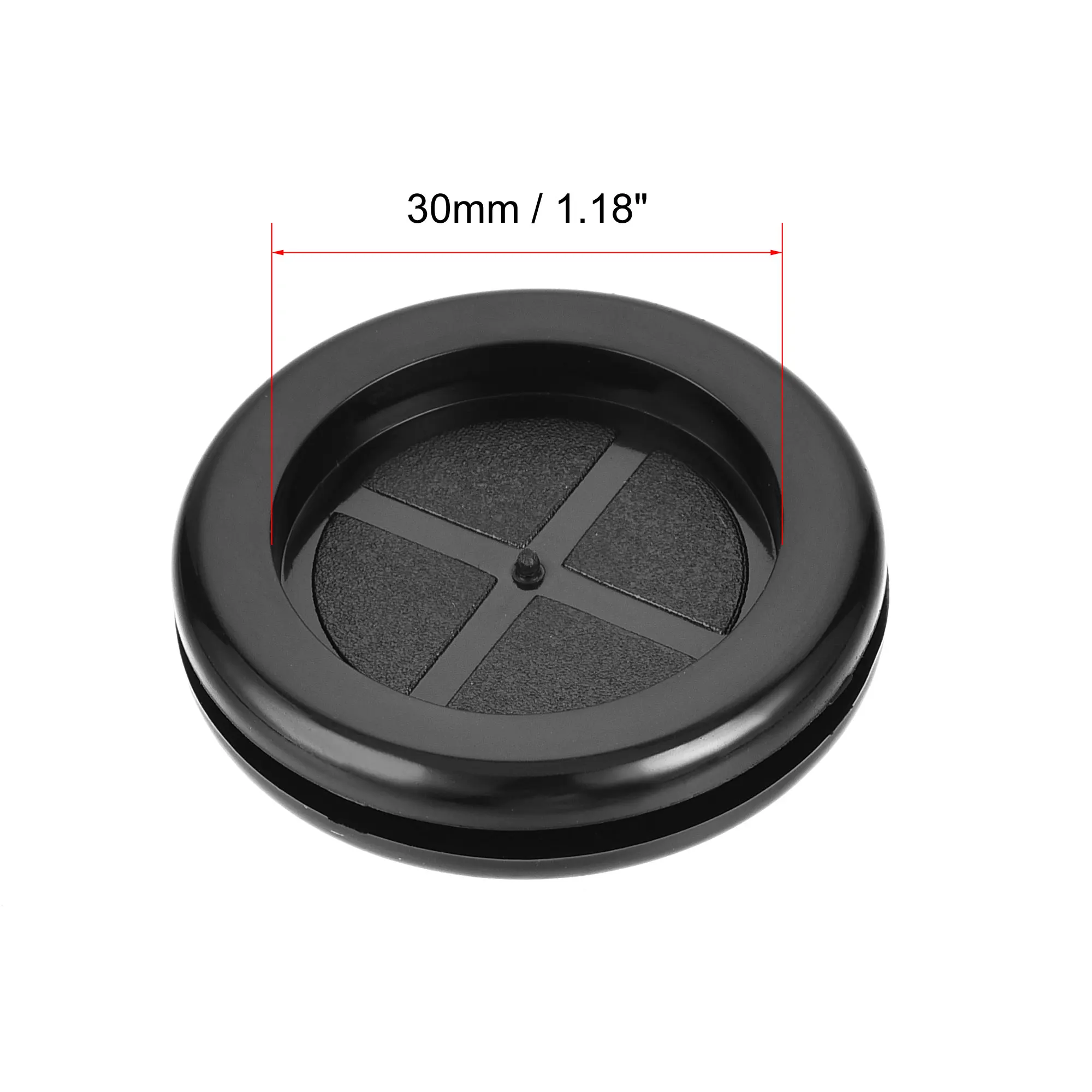 4Pcs Double-Sided Rubber Grommets Ring Rubber Wiring Grommets Hole Plug Electrical Wire Gasket Hole Dia 35mm for Wire Protection