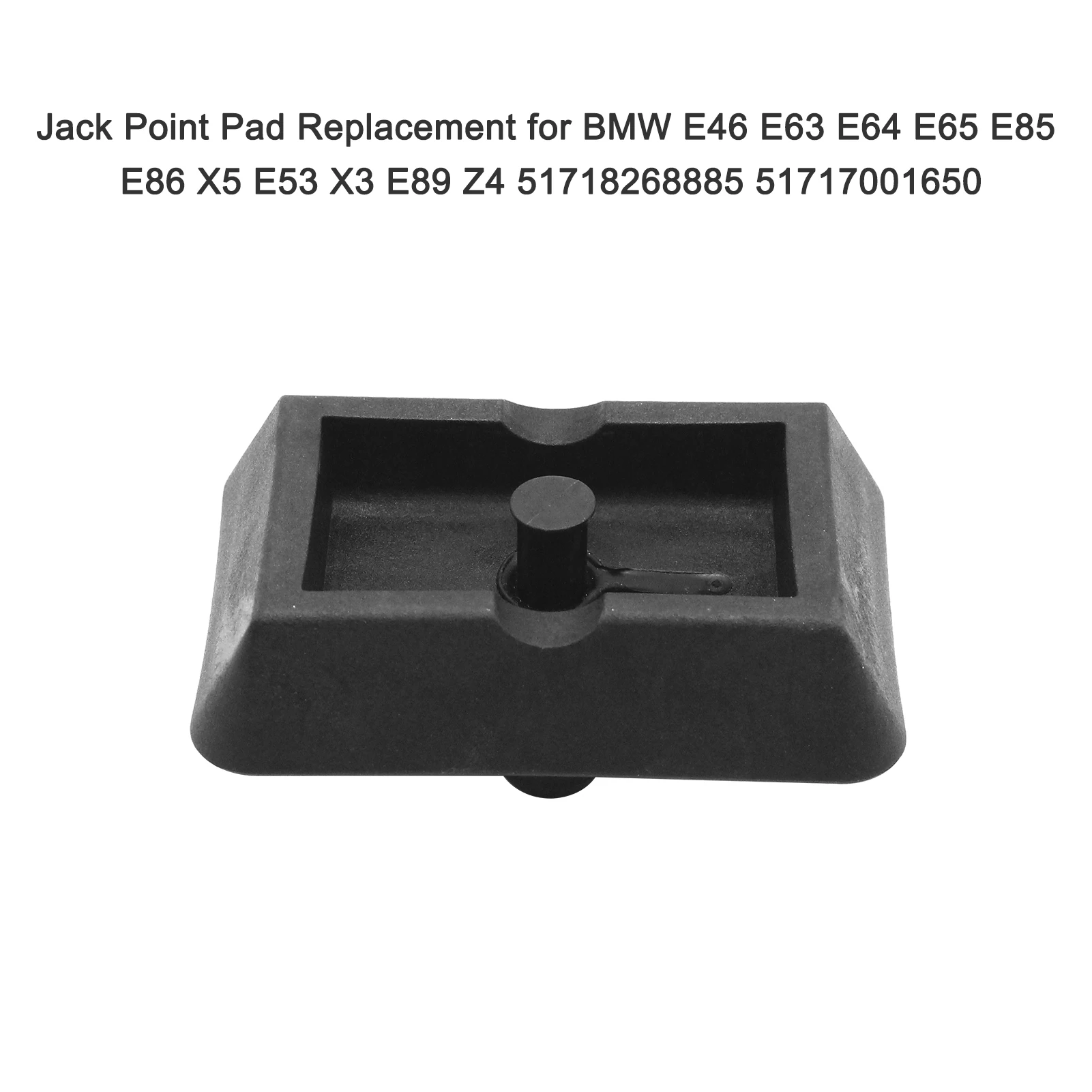 Jack Point Pad Jacking Point Support Plug Lift Block Replacement for BM-W E46 E63 E64 E65 E85 E86 X5 E53 X3 E89 Z4 51718268885