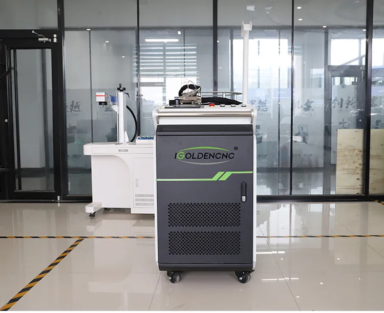 Di Động Cầm Tay Mini Sợi Laser Vệ Sinh 1000W Tẩy Gỉ Sét Laser Laser Làm Sạch Rỉ Sét