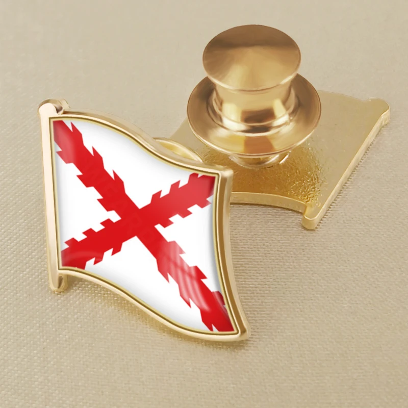 Cross of Burgundy of Spain Flag Lapel Pins Brooches Badges