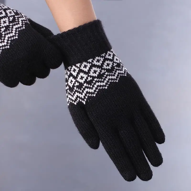 Rimiut New Arrive Casual Thick Warm Unisex Gloves Autumn Winter Skiing Touch Screen Useful Gloves Fashion Students hand Gloves