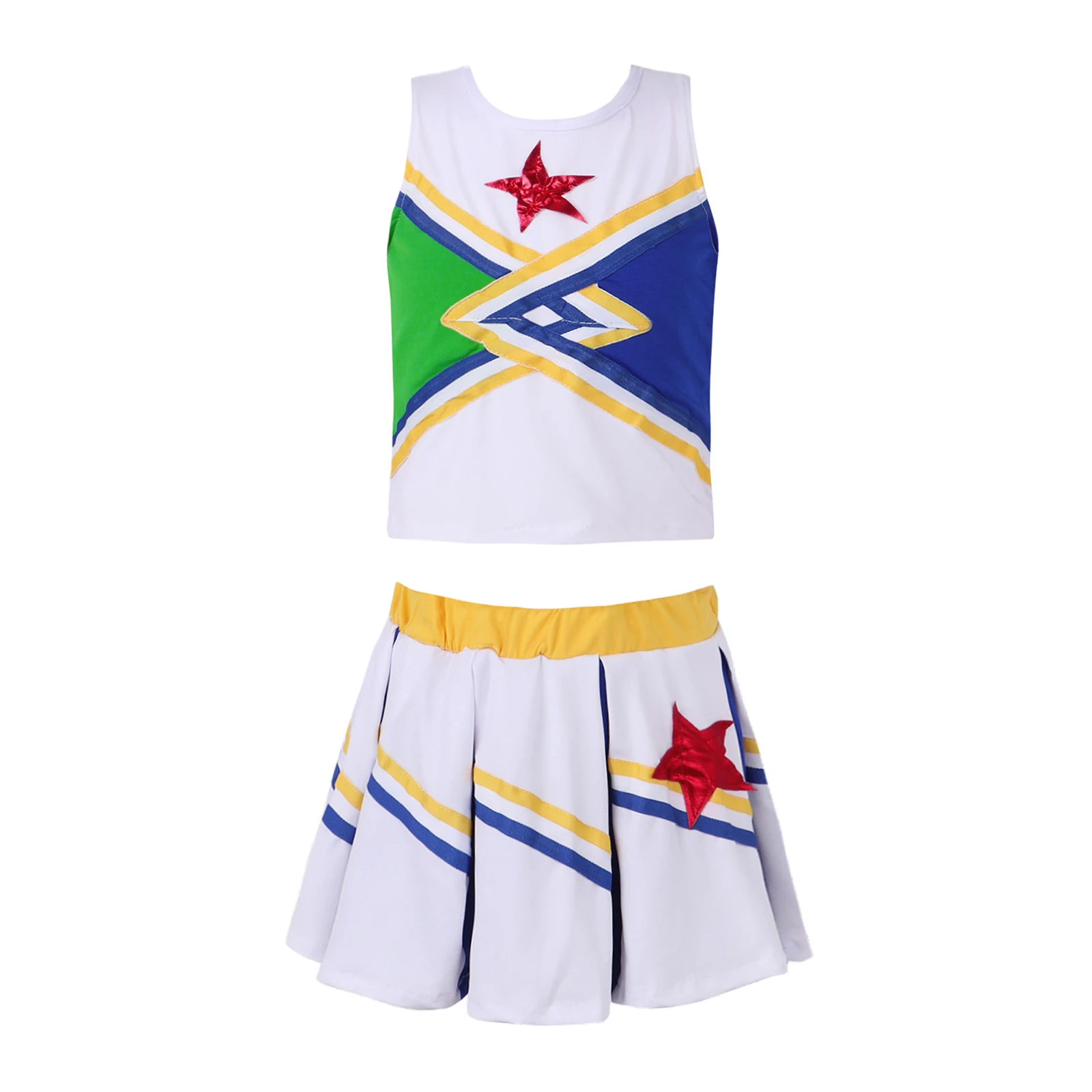 Children Jazz Modern Dance Costume for Kids Hip Hop Clothing Streetwear Cheerleader Performance Stage Outfits Girls Clothes Set