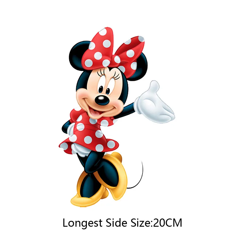 Mickey Mouse iron on patch for clothing DIY Heat Transfer Sticker  For child sewing Clothes boys girls T-shirt Cartoon Appliques