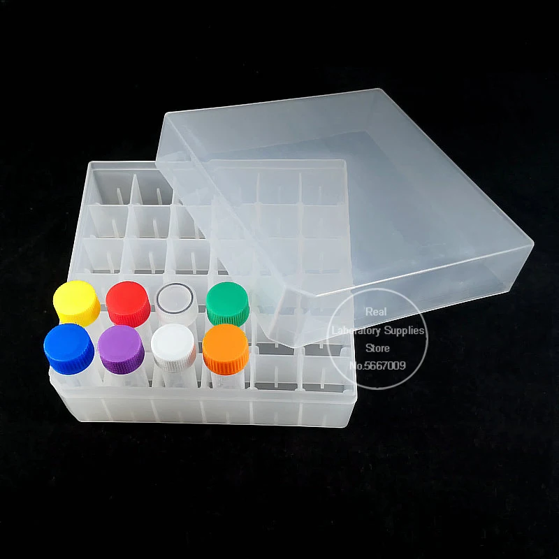 4pcs/lot 5ml 36holes Plastic frozen tube box lab Cryo tube storage rack freezing tube holder for experiment