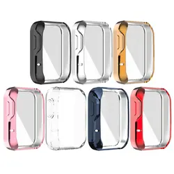 TPU Colorful Watch Protector Case Screen Protective Cover Skin Shell For Xiaomi Mi Watch Lite Redmi Watch Accessories