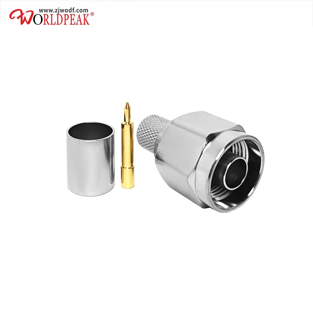 

Free Shipping 10pcs N male rf connector 0-6G straight for KMR400 lmr400 cable