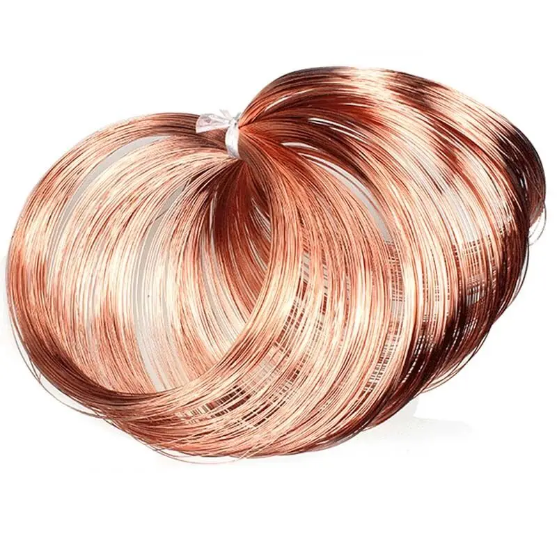 T2 Copper Red Coppers Line Bare Wire 99.90% Length 1 meter Diameter 0.5/0.8/1/1.5/2/2.5/3mm Copper line