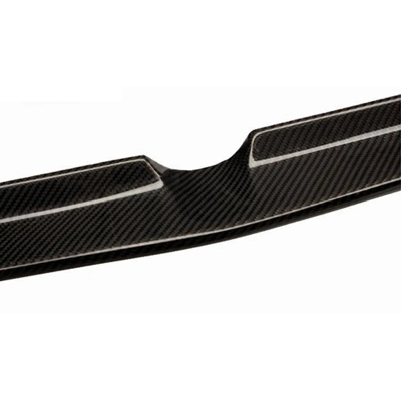 For Mercedes Benz E Class W213 E200 E300 E400 E550  2017-2020 Carbon Fiber Car Spoiler Black Color Spoiler V style - view 6