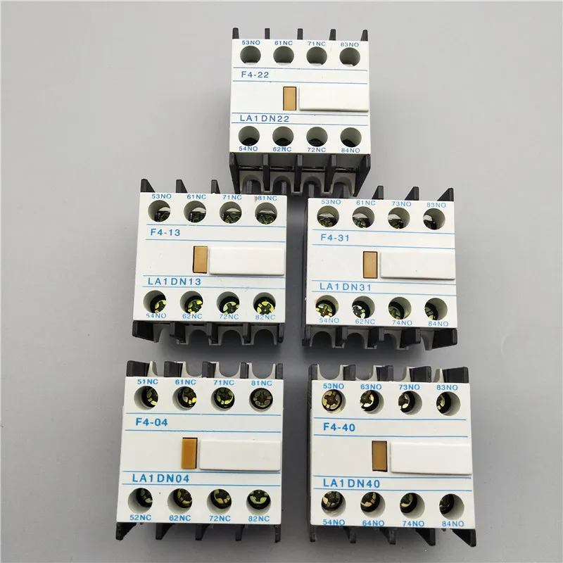 LA1-DN22 LA1-DN11 F4-22 11 31 40 Contactor block Auxiliary The auxiliary contact for CJX2 LC1-D AC Contactor 4 Poles
