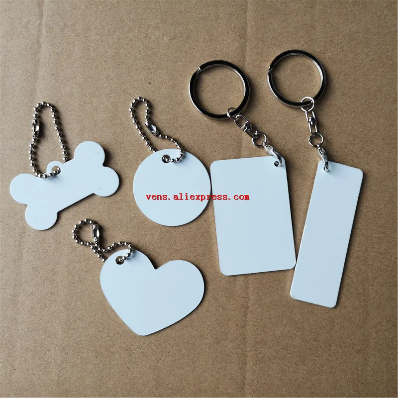 

sublimation aluminum blank round heart key chain hot transfer printing key ring consumables two sides can printed 30pieces/lot