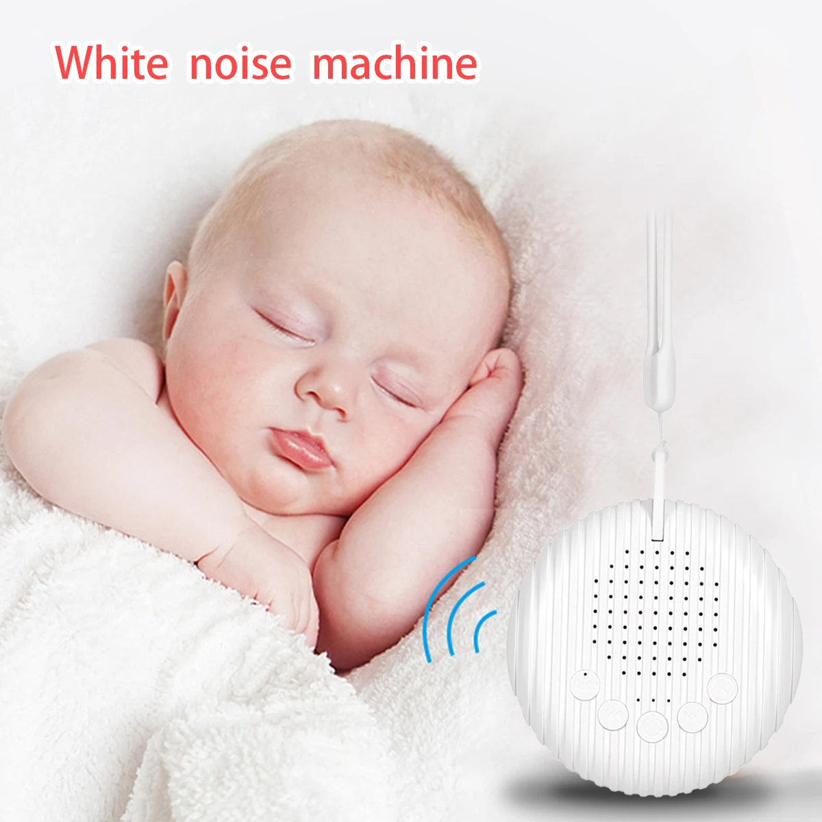 Sleep Helper White Noise Machine Sound Spa Relaxation Machine Nature Sounds Sleep Insomnia Relief Artifact Baby Adult Sleep Aid