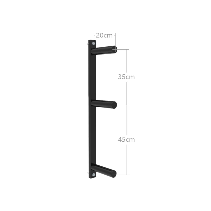 Wall Mounted Barbell Disk Storage Frame Gym Weightlifting Standard Weight Plate Hanging Rack Home Fitness Equipment Attachment F