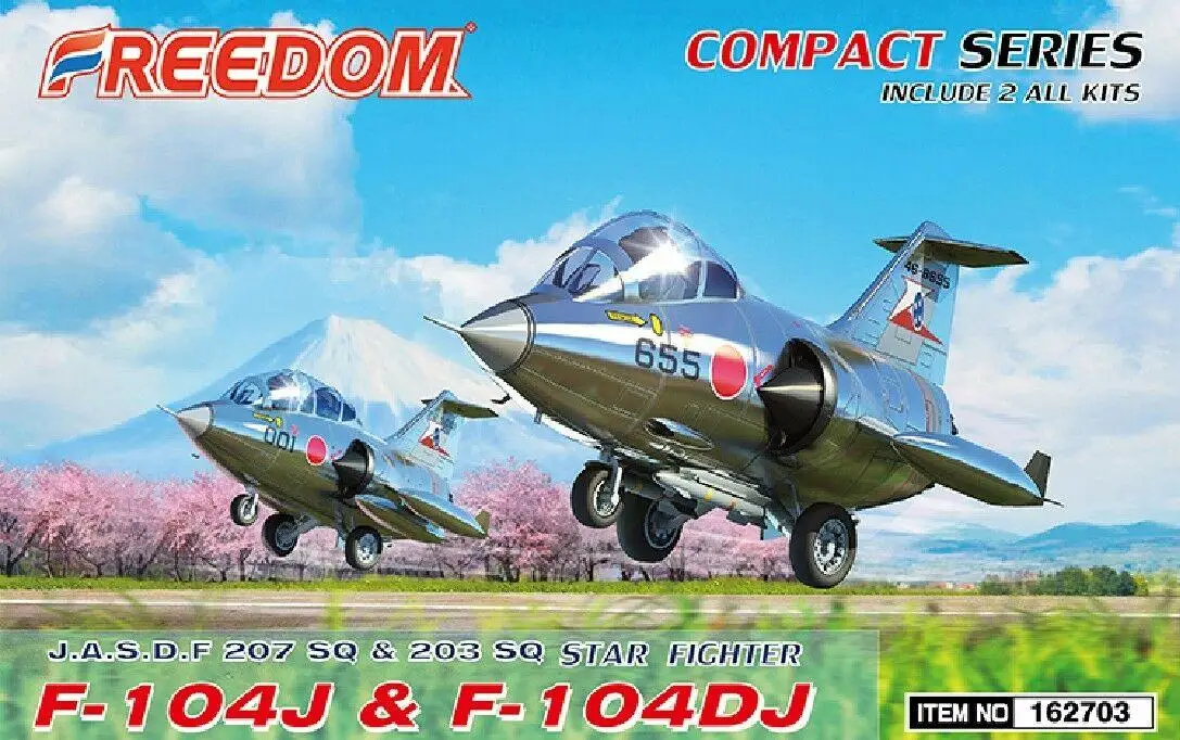 FREIHEIT Modelle F162703 JASDF Stern Kämpfer F-104J & F-104DJ Q Edition Kühl