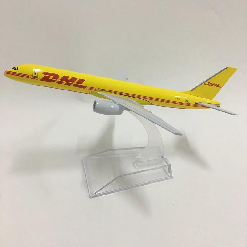 

JASON TUTU 16cm DHL Boeing 757 Plane Model Airplane Model Airplanes Aircraft Model 1:400 Diecast Metal planes toy