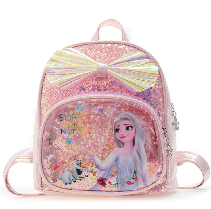 Disney frozen Girls School Bag elsa anna Snow Queen Princess Backpacks Kids School Bag Breathable Bookbag Boys Gift