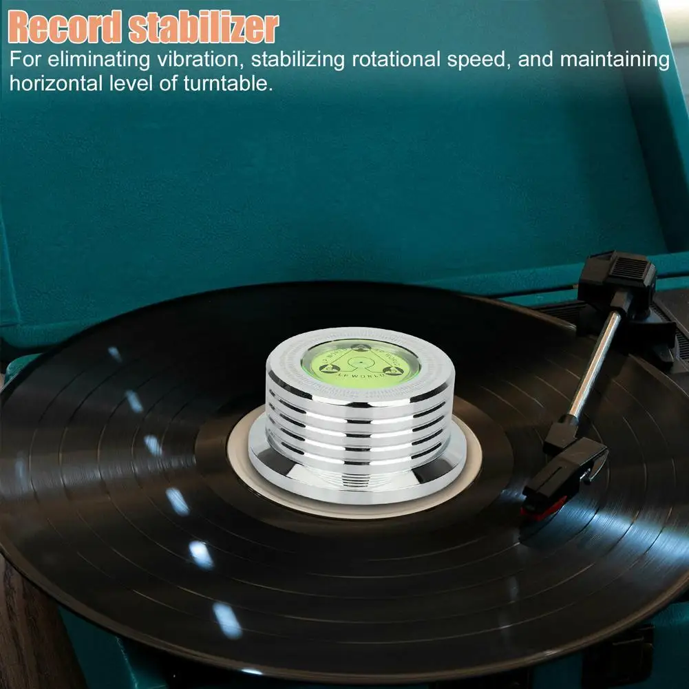 Record Weight LP Disc Stabilizer  Aluminum Alloy LP Vinyl Professional Weight Clamp Record Player Accessories