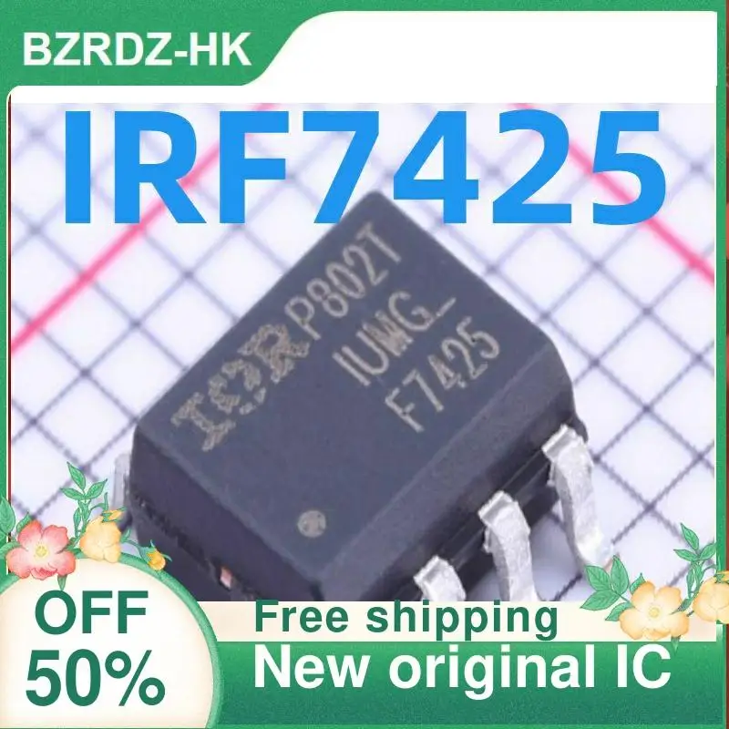 20 piezas IRF7425TRPBF IRF7425 F7425 SOP-8 MOSFET, nuevo IC original