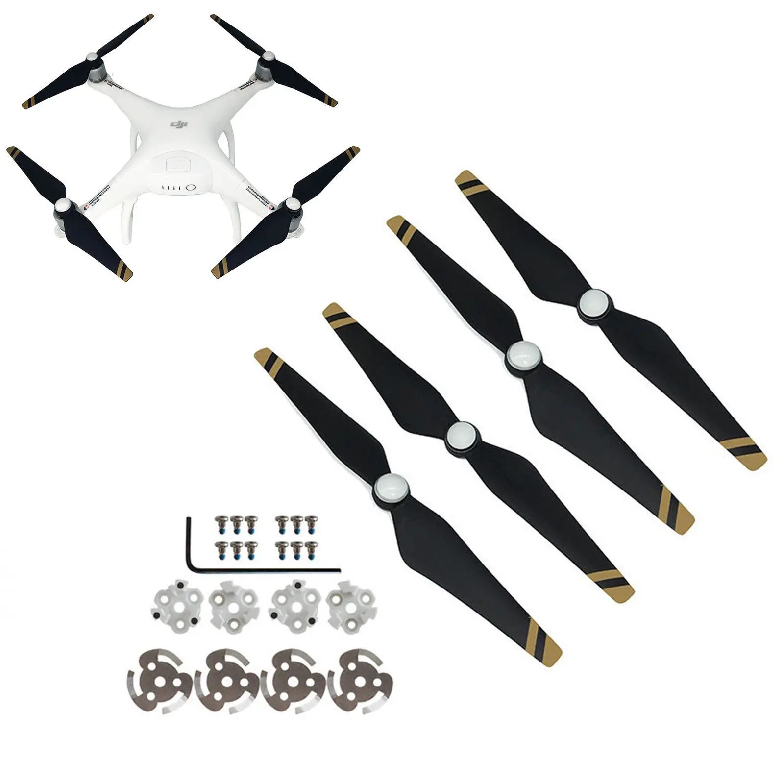 

4Pcs 9450S Propeller For DJI Phantom 4 RC Quadcopter Accessories Quick Release Blades Replace Propellers With Installtion Base