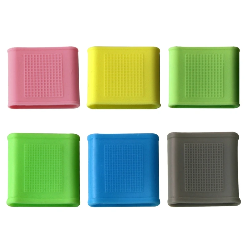 Finger Sleeves Silicone Finger Tubes for Preventing Bruised, Practising Golf, Basketball, Rugby, Tennis, Badminton N58B