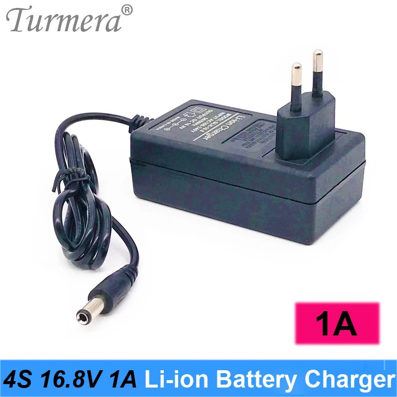Turmera 12.6V 16.8V 21V 25V 1A 18650 แบตเตอรี่ไขควงเครื่องชาร์จ DC5.5 * 2.1 มม.สําหรับ 3S 4S 5S 6S 12V ถึง 25V ไขควงแบตเตอรี่ Pack