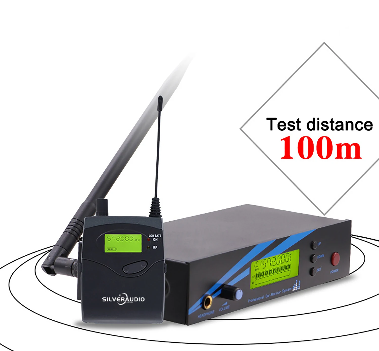 GAW-M510 профессиональный беспроводной мониторинг сцены в ушах, система мониторинга производительности наушников