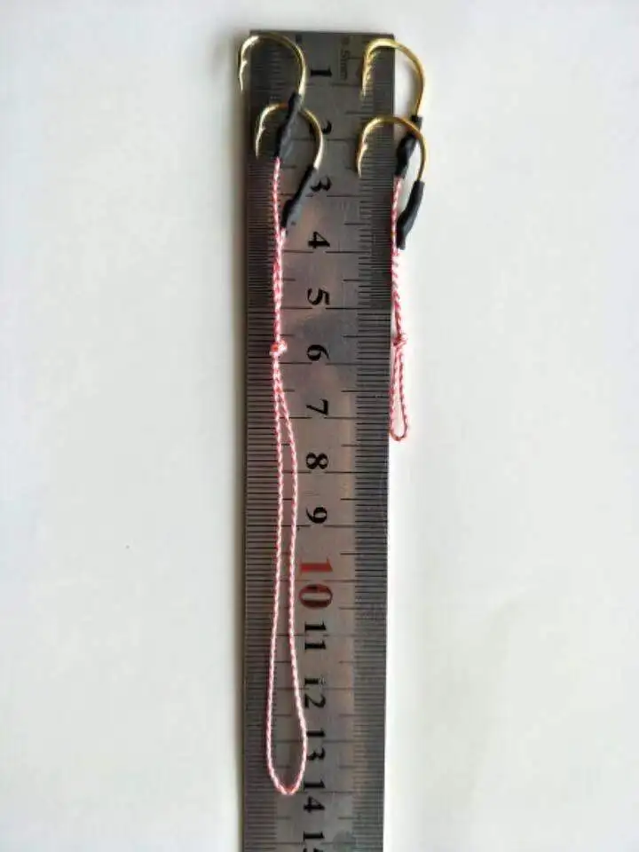 

JINHONGKANG, 100 шт./лот, литая блесна, вспомогательный крючок, Зазубренные двойные парные крючки, нить, перо, рыба, Высокоуглеродистая Сталь, рыболовная приманка