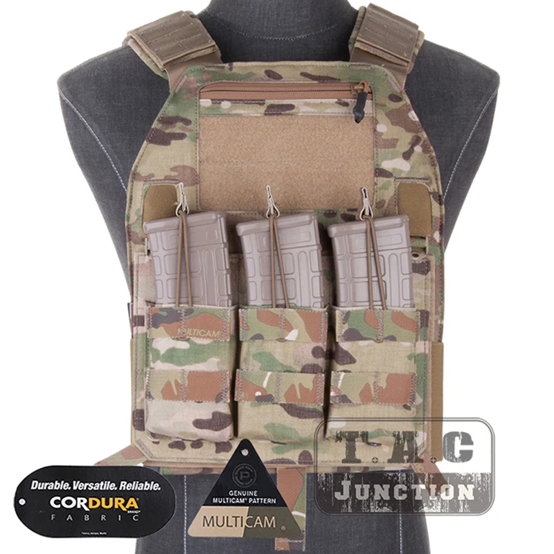 Emerson LBX-4019 419 Tactical Armatus Slick Vest Body Armor Lightweight Adjustable MOLLE Airsoft Armour Combat Plate Carrier MC