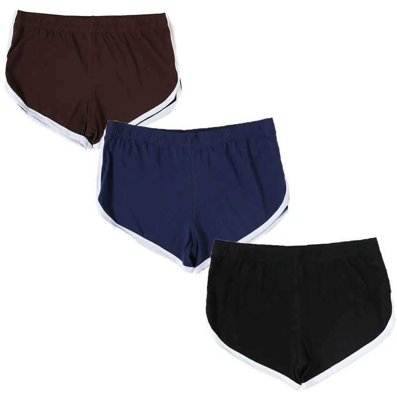 

3PCS/Lots Men Boxer Shorts Cotton Sleep Bottoms Boxershorts Underwear Cueca Homewear Panties Shorts Sleepwear Trunks Plus Size