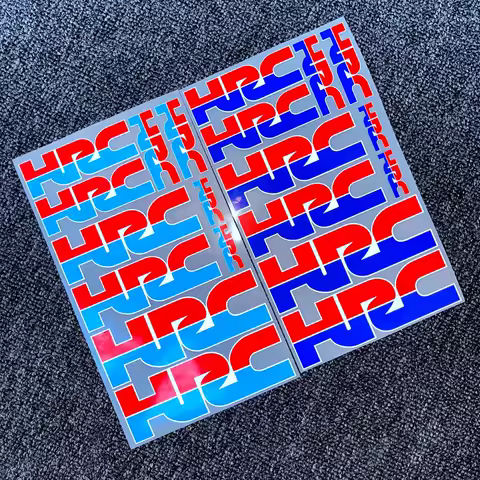 For Honda HRC CBR RR 250 300 500r 600r 650F 1000R Motorcycle Accessories Helmet Fuel Tank Decal Decorative Reflective Sticker