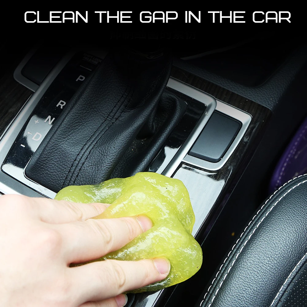 Car Cleaning Gel Air Vent Outlet Cleaning Dashboard Laptop Magic Cleaning Tool Mud Remover Car Gap Dust Dirt Cleaner Maintenance