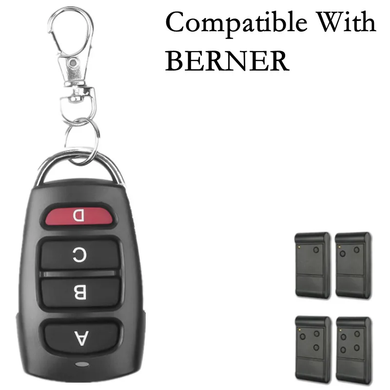 BERNER 433mhz gate remote control For TEDSEN ELKA TELETASTER SKX1MD SKX2MD SKX3MD SKX4MD 433.92MHz garage command