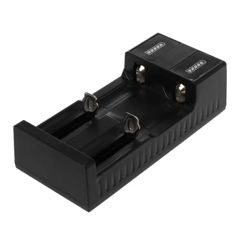 بطارية شاحن USB شحن 5V 1A قابلة للشحن 18650 26650 14500 10440 لى على بطاريات 2 فتحات المحمولة 28 تيرا بايت