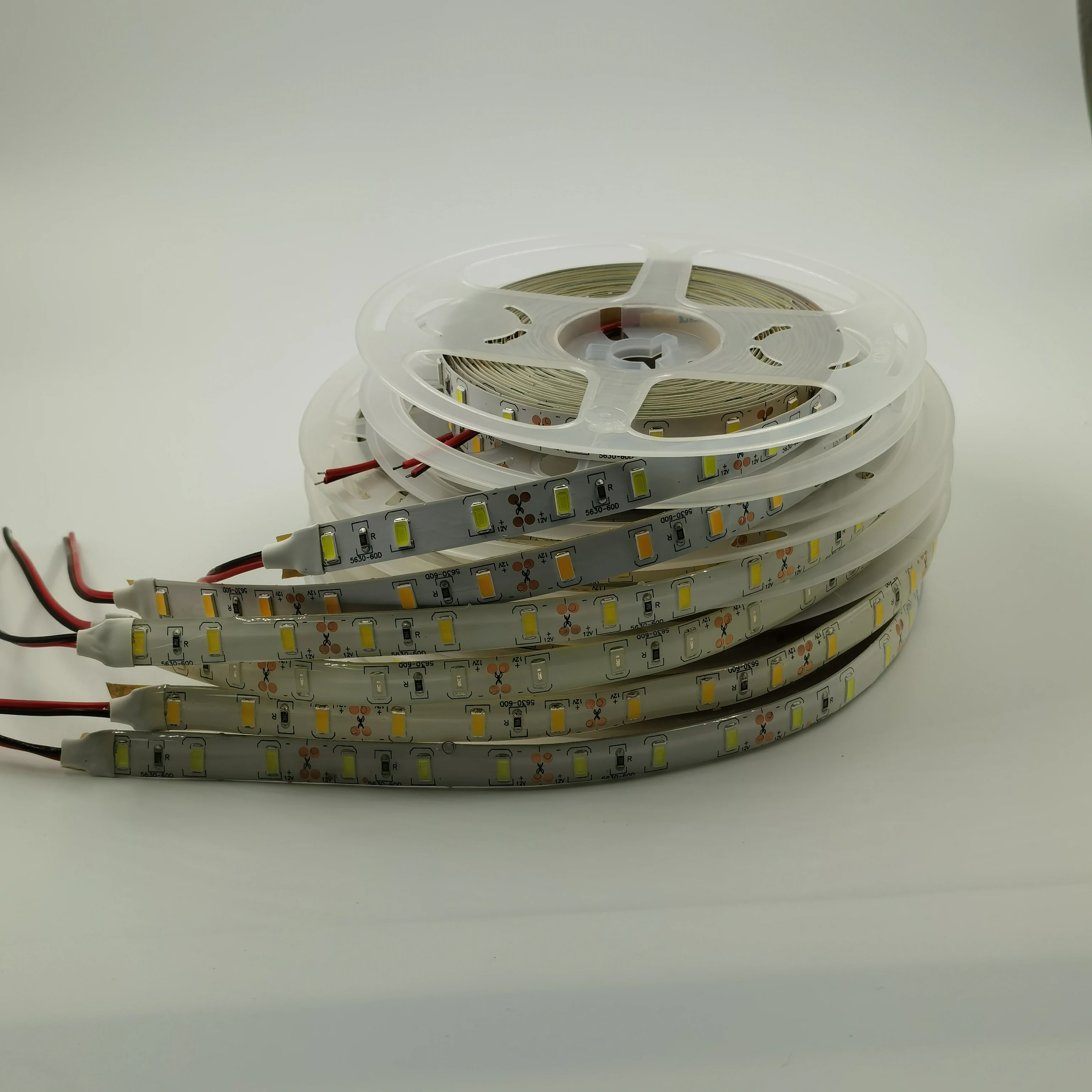 5m 12v 5630 5730 Led Strip Light Waterproof Flexible Tape Natural White 4000k Cold White Warm White 3000k 6500k Red Green Blue