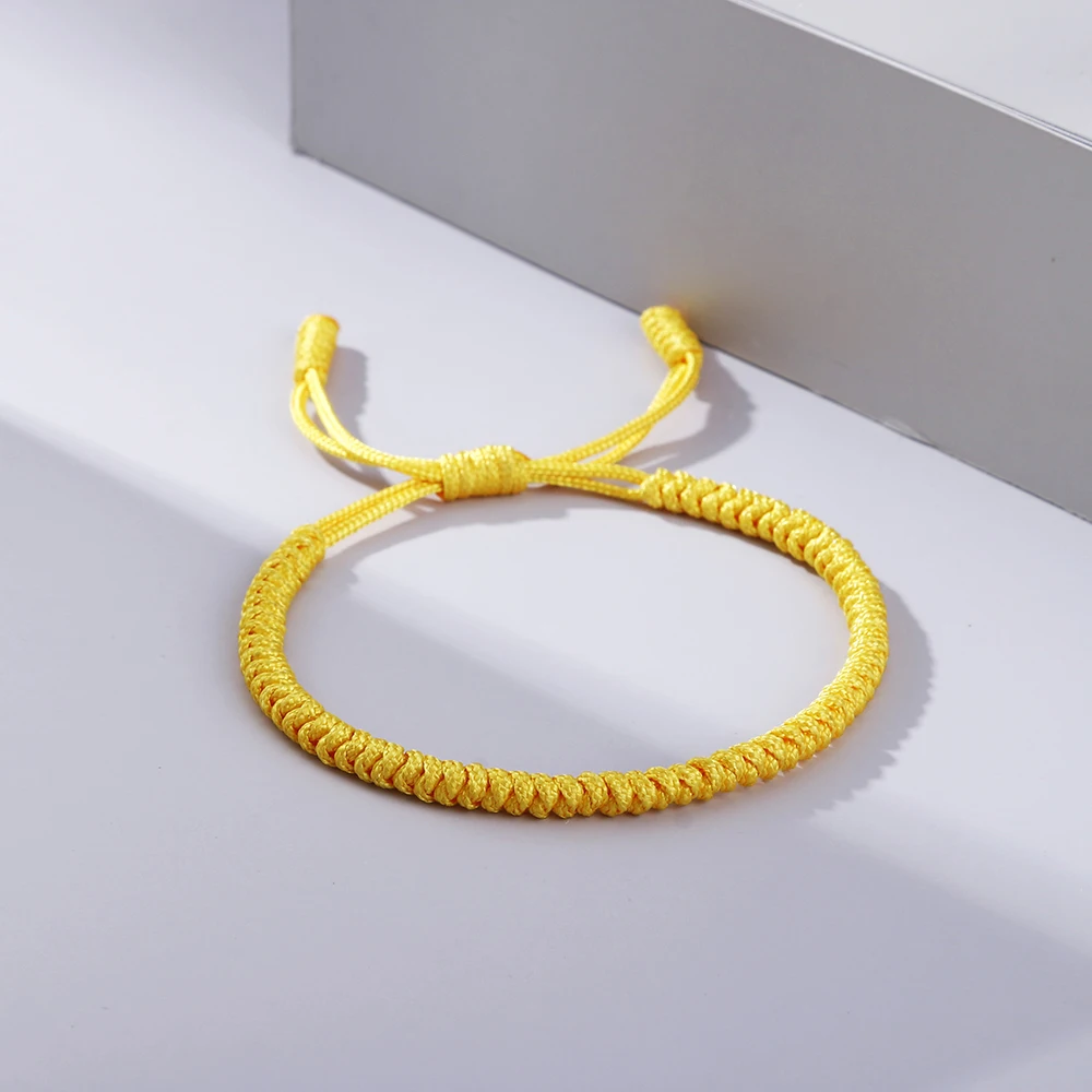Red & Yellow Thread Charm Bracelet product image