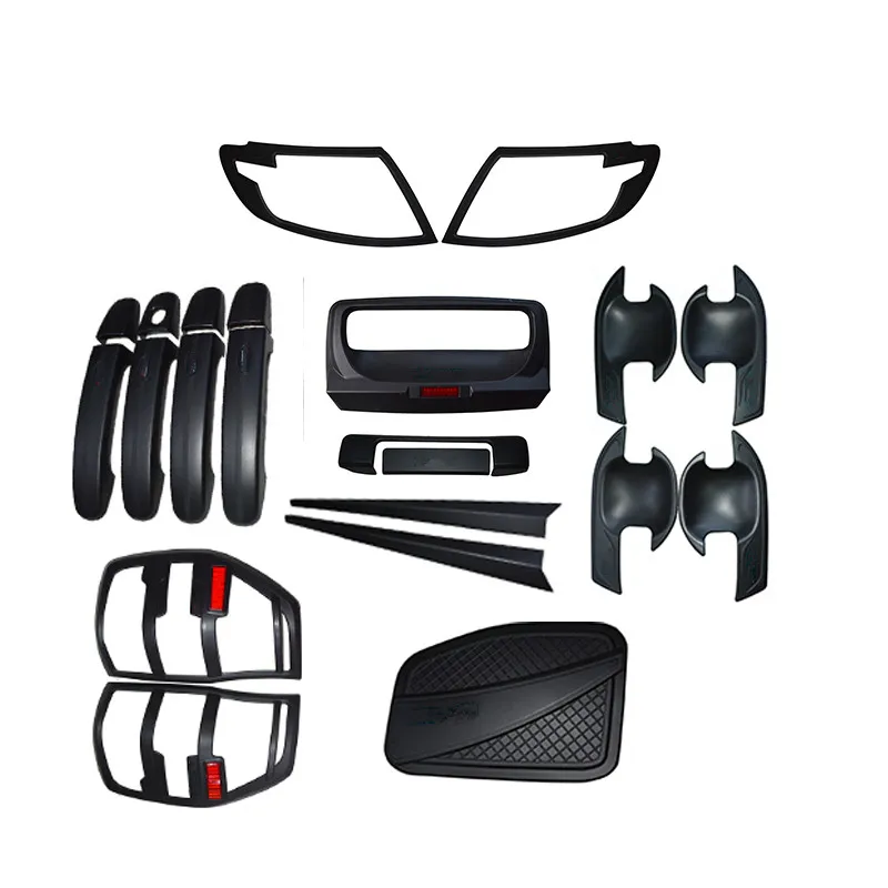 Car Styling Covers For RANGER T6 TXL Body Kit Trims Cover Lamp Hoods Headlights Tail Lamp Tank Covers Fit For Ranger T6 2012-14