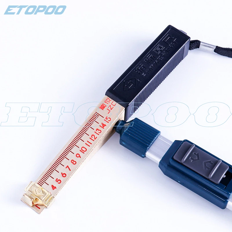 Wedge Feeler Gap Cursor Feeler 0-15mm Plug Ruler Measurement Gauge Home Inspection  Detection Tool