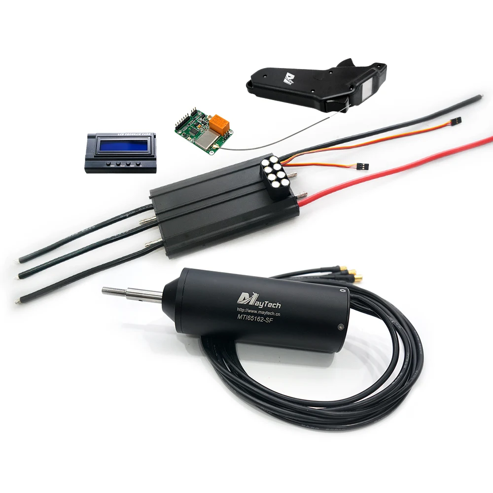 Maytech Efoil Electric Foil Kit Electric Hydrofoil 65161 Waterproof Motor 300A Watercooled ESC dan Screen Remote