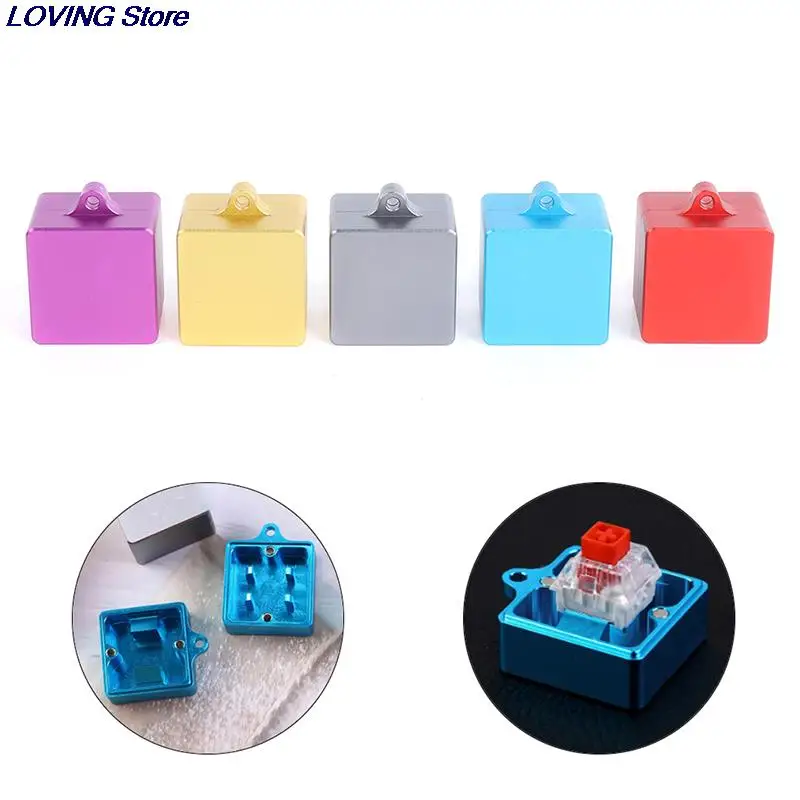 New 1pc 2 In 1 Mechanical Keyboard Magnetic Suction Cnc Metal Switch Opener Shaft Opener For Kailh Cherry Gateron Switch Tester