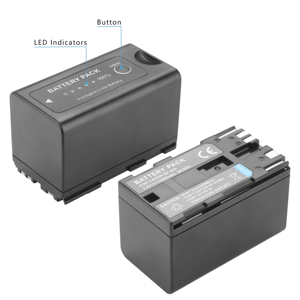 BP-955 Battery For Canon XF100 XF105 XF300 XF305 GL2 XH A1 XH A1S