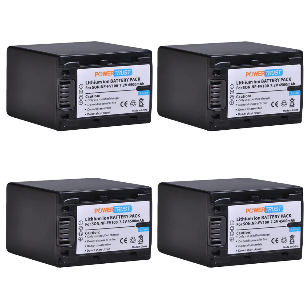 1Pc 4500mAh NP-FV100 NPFV100 NP FV100 FV100 Li-ion Battery for Sony DCR-DVD103 XR100 HDR-XR550/E HDR-XR350/E HDR-XR150/E Camera