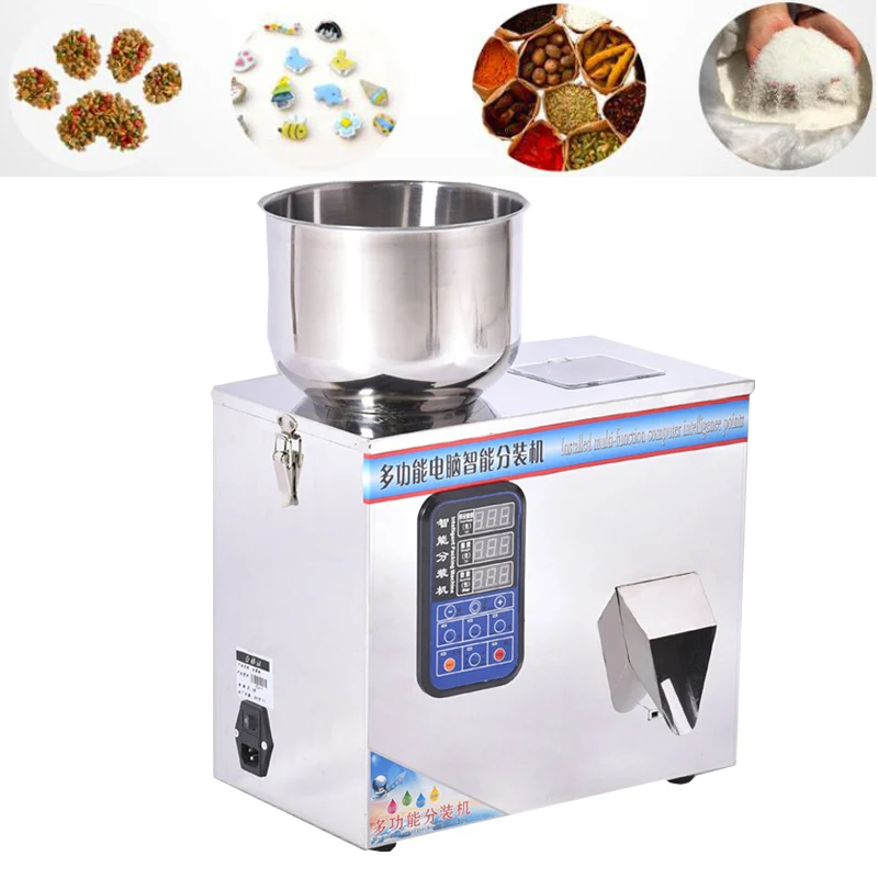 

High Capacity Granules Powder Intelligent Quantitative Filling Machine 220V Fully Automatic Stainless Steel Packaging Tools