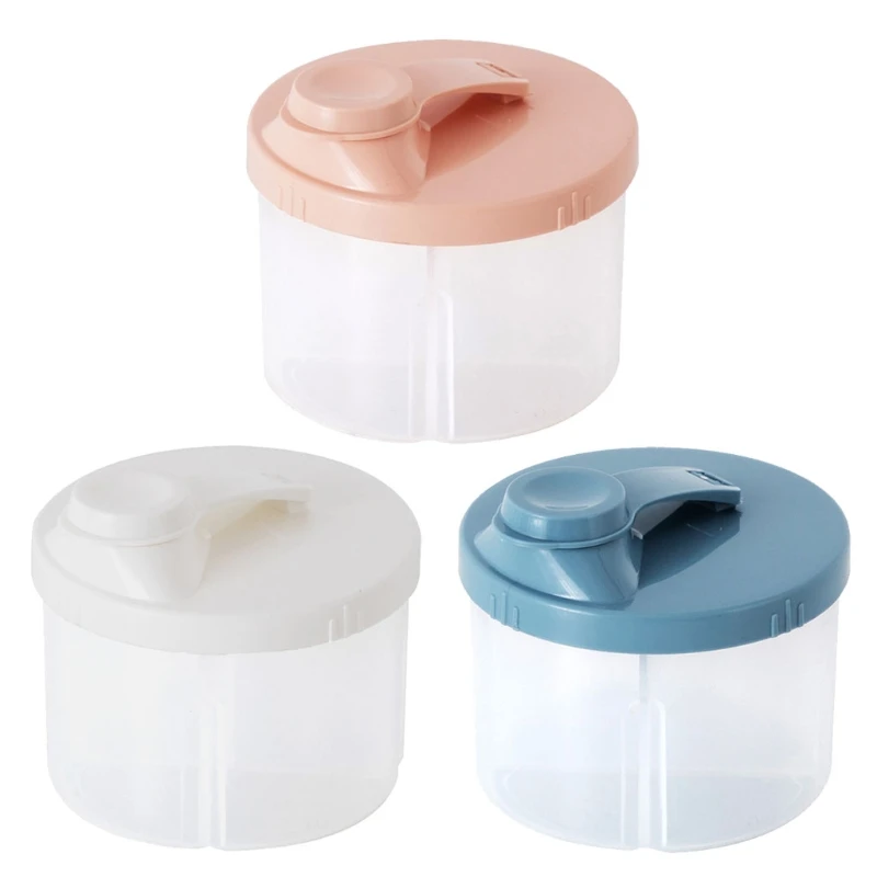 1 Pc 4-Grids Portable Baby Food Storage Box Infant Essential Cereal Holder Milk Powder Organizer Kids Snacks Container