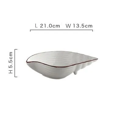 Ocean Series Dinner Plate Set Ceramic Kitchen Plate Tableware Set Food Dishes Rice Salad Noodles Bowl Soup Kitchen Cook Tool 1pc