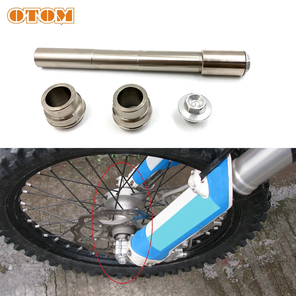 OTOM 2023 Bicycle Shaft Thru Axle Skewer Motorcycle Front Fork Wheel Axis Hub Protector For KTM SXF XC HUSQVARNA FC FE GASGAS MC