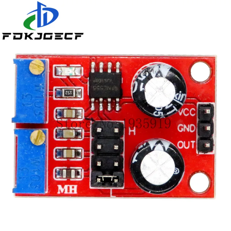 NE555 Adjustable Frequency Pulse Generator Module Stepper Motor Drive Board for Arduino Smart Car Square Wave Signal Control