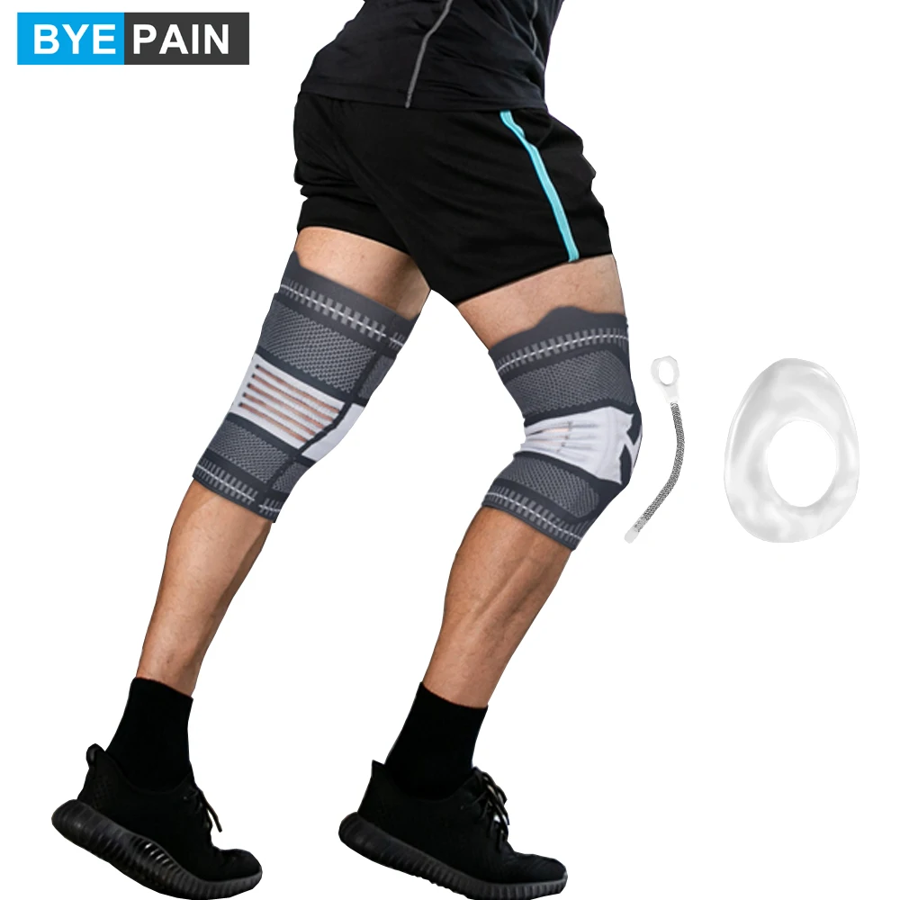 

Knee Brace Compression Sleeve Support with Patella Gel Pads & Side Stabilizers Pads for Running,ACL,Arthritis,Joint Pain Relief